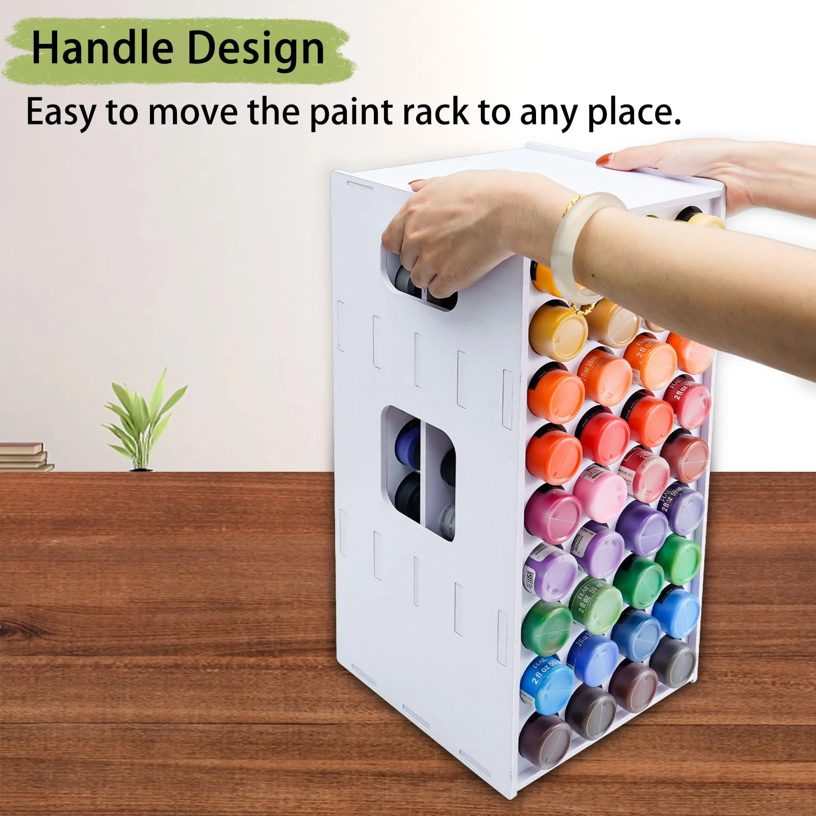 Rotating Display Cabinet Tower 2 Pack 72 Slot PVC Foam Board Living Room Curio Stand For Figurines And Collectibles view 7