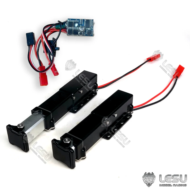 LESU RC Metal Electric Lifting Legs with 30A ESC for 1/14 Remote Control Hydraulic Trailers Trucks Model RC Toy THZH1506