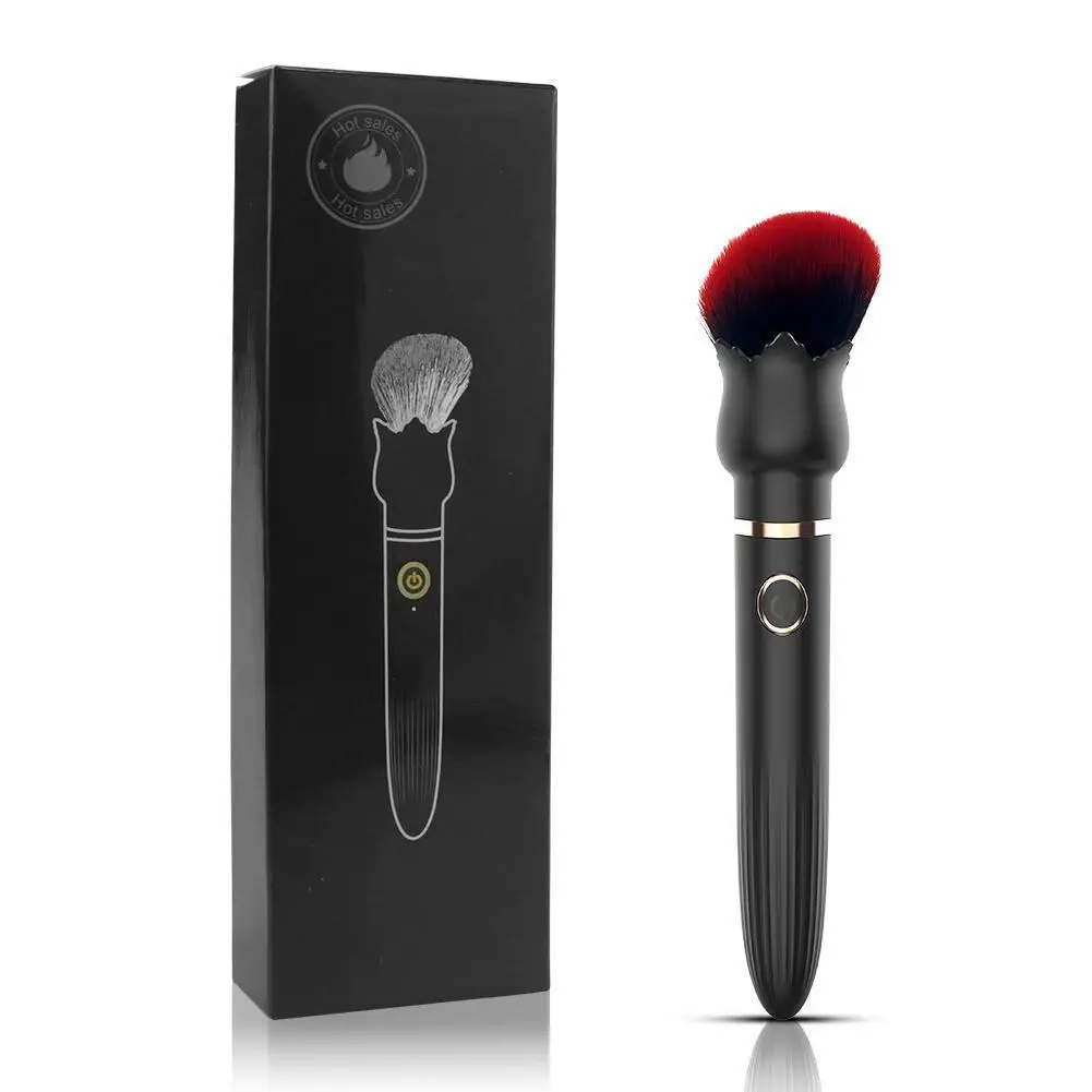 

3Color Electric Makeup Brush Soft Bristles Fluffy Portable Foundation Brush For Loose powder & eye shadow Brush Beauty Tool