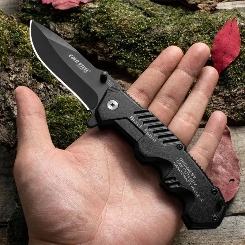 Stainless Steel Folding Knife With Aluminum Alloy Handle Easy To Carry Camping Cutting Camping Life-Saving Knife Multi-Purpose