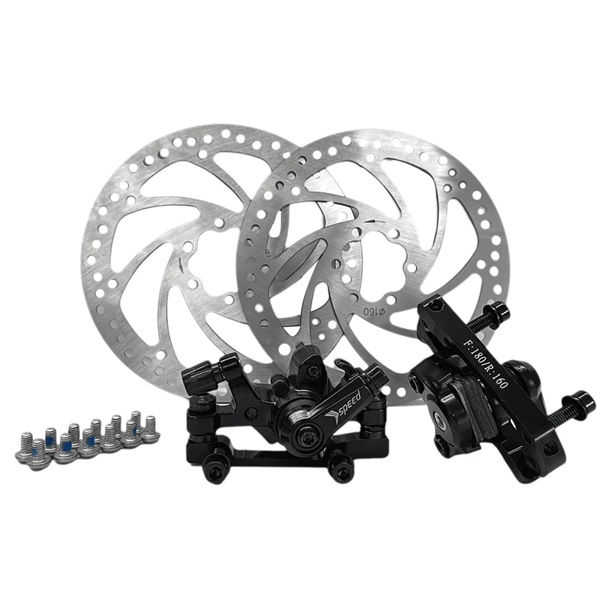 L79A دراجة هوائية جبلية قرص فرامل الفرامل دراجة مكبح قرصي ميكانيكي مجموعة للدراجات الجبلية يدفع مكبس الفرجار مع الدوار