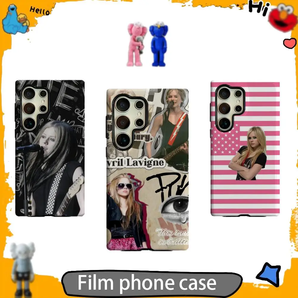 fashion Avril Lavigne Phone Case 2-in-1 Glossy shell For Samsung S26 S25 S24 S23 S22 S21 Plus Ultra A16