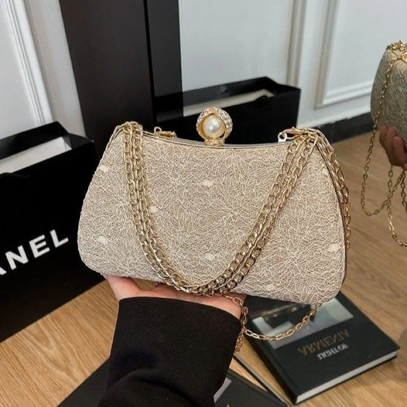 

Popular Classic High-End Leather Women's Shoulder Bag Luxury Brand Fashionable Elegant Classy Stitchwork Commuter Vintage Bag​