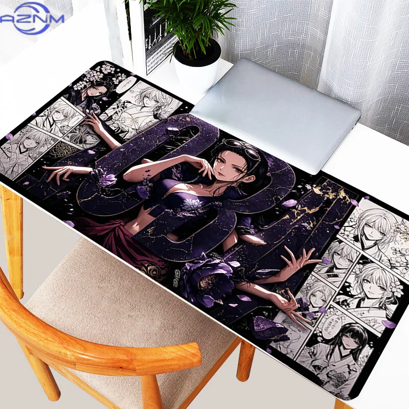 Anime Mouse Pad Gamer High-quality natural rubber base Computer Desk Mat Hot Gaming Accessories O-one P-piece Extended Mousepad