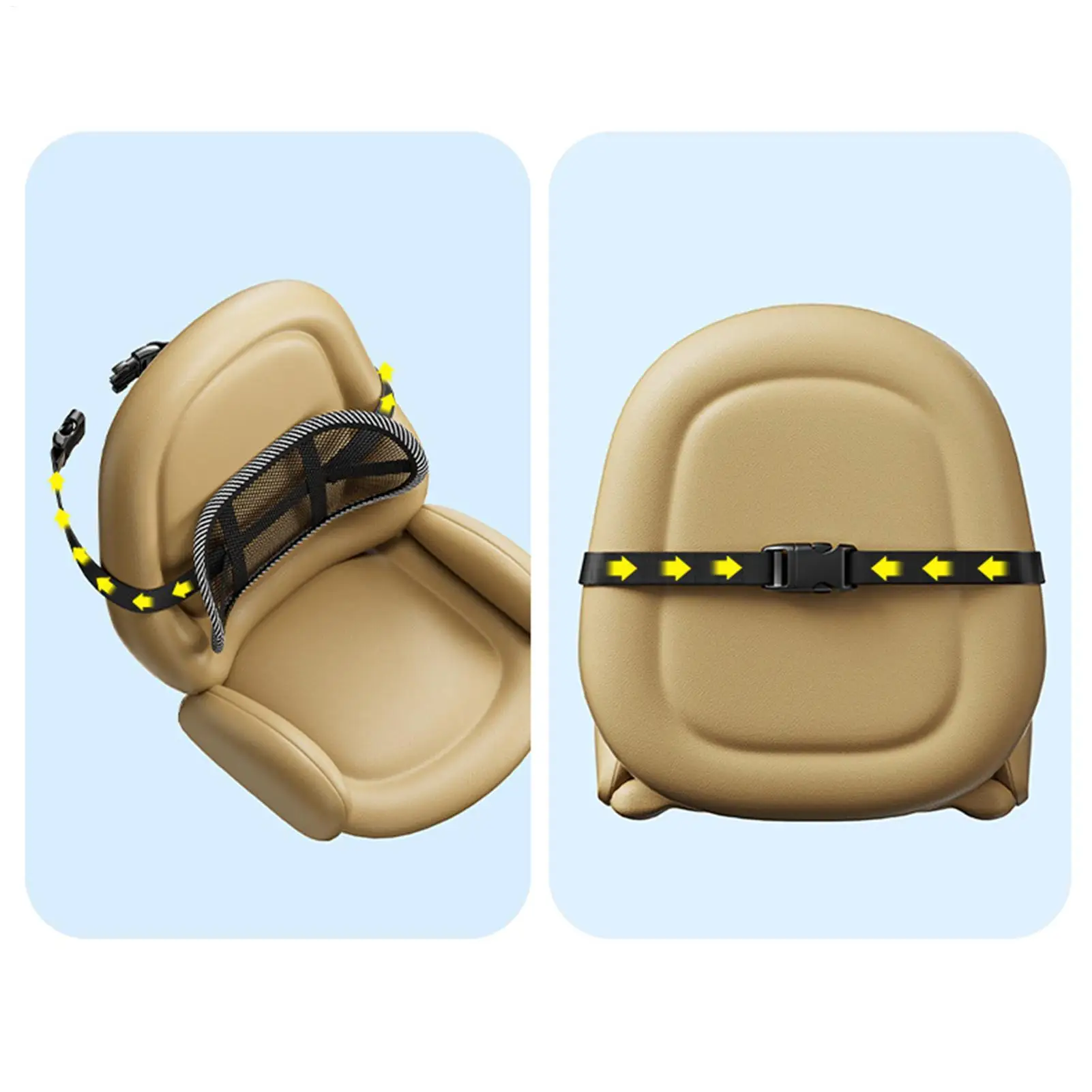 Stroller Insert Breathable Elastic Ergonomic Back Lumbar Support Universal Stroller Seat Insert For Over 6 Months Boys Girls 5
