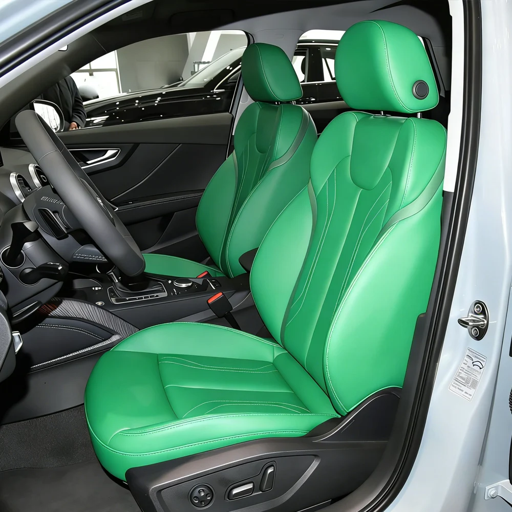

Car Special Seat Cover For Audi Q2 2018 2019 2020 2021 2022 2023 2024 2025 PU Leather Car Seat Covers Interior Accessories