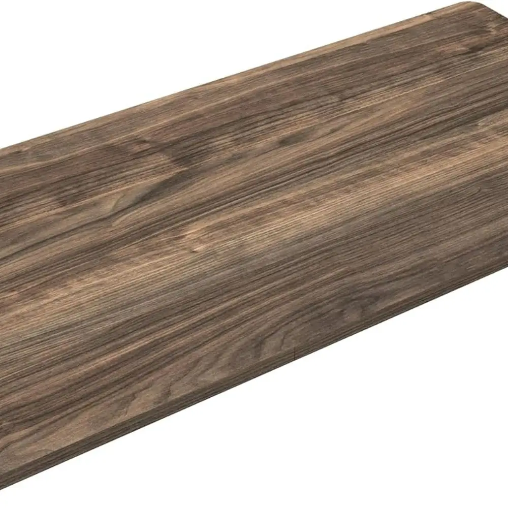 55 x 28 Height-Adjustable Walnut Desk with Thick Tabletop