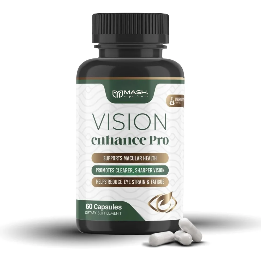Eye Support Supplements - Vision, Myopia, Vitamins and Minerals for Eye Care, Improve Eye Edema, Relieve Fatigue, Healthy Macula