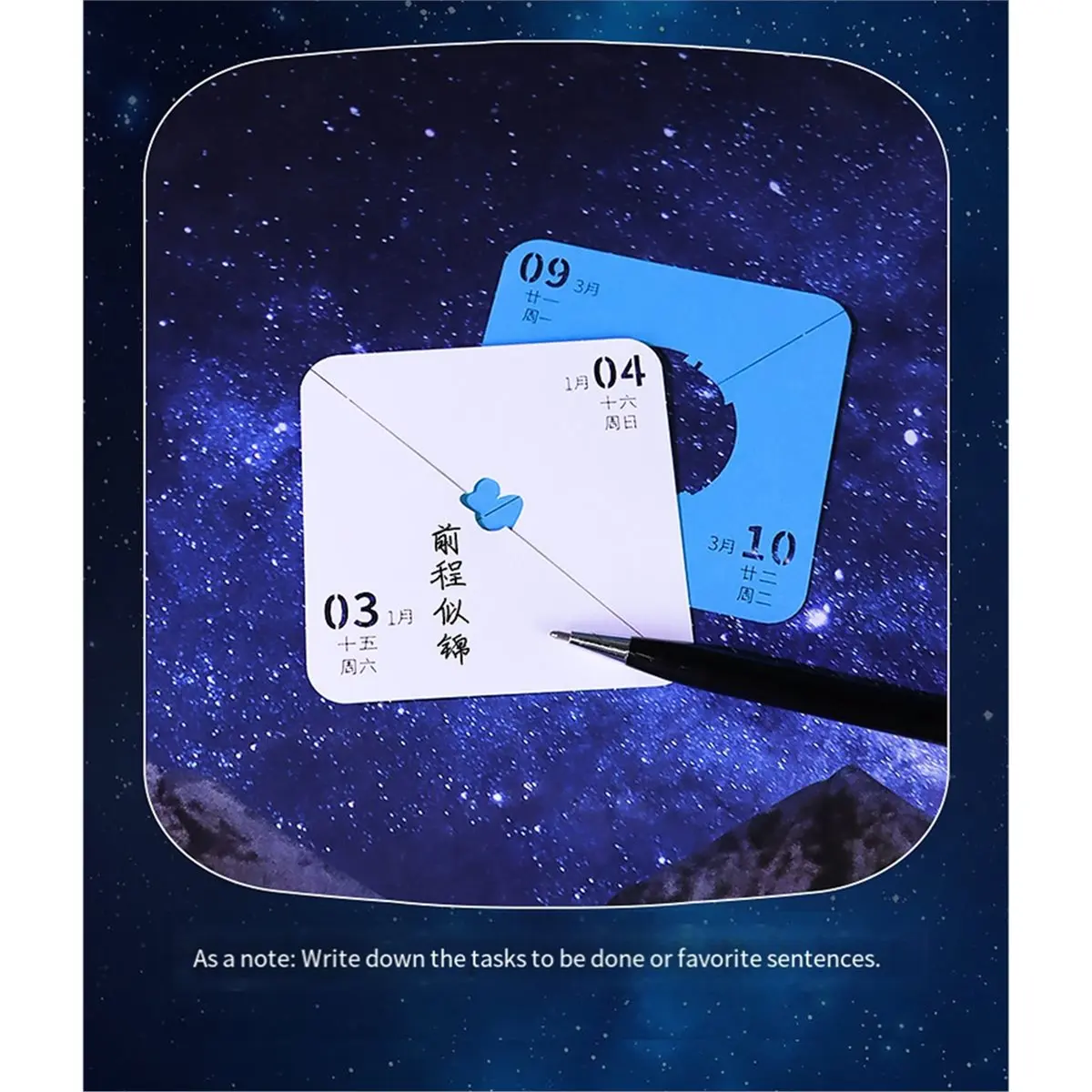 A08I 1 Pc 2026 Paper Sculpture Earth Calendar: Creative Cultural Gift, Desktop Ornament, 3D Memo Pad, for DIY Craft Gifts