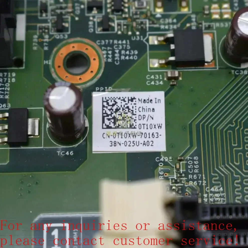 Used For Dell 390 3010 SFF small chassis main board T10XW F6X5P DIH61R 1155 (store code: 0853)