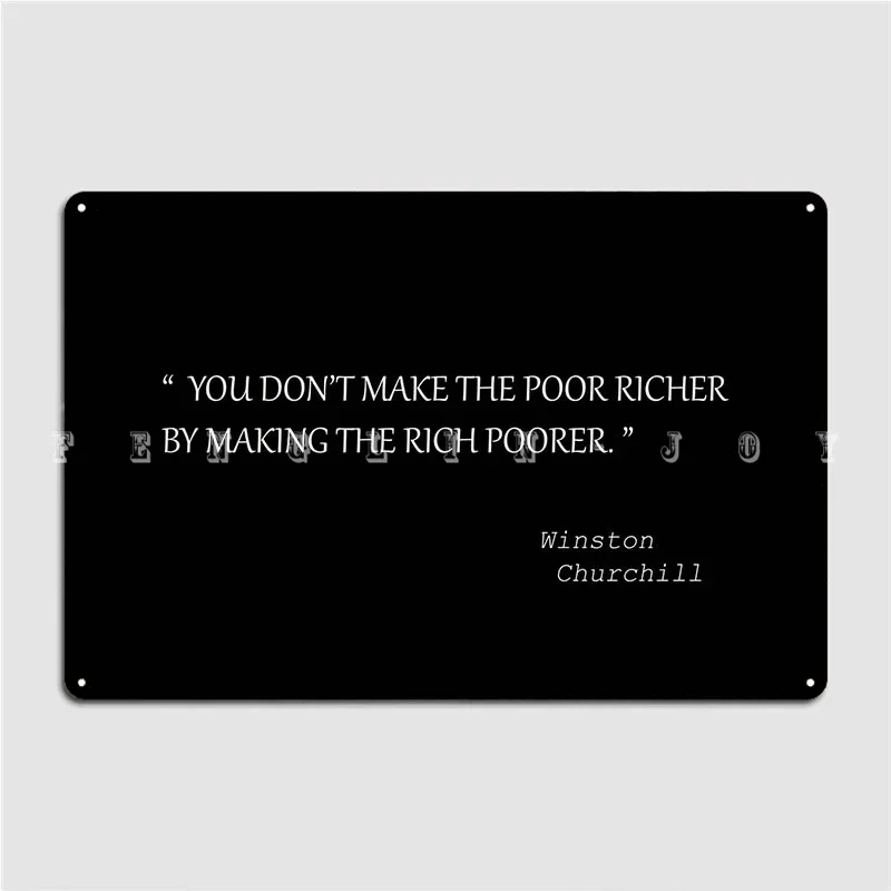 Winston Churchill Metal Sign Wall Pub Club Bar Vintage Plaques Tin Sign Poster