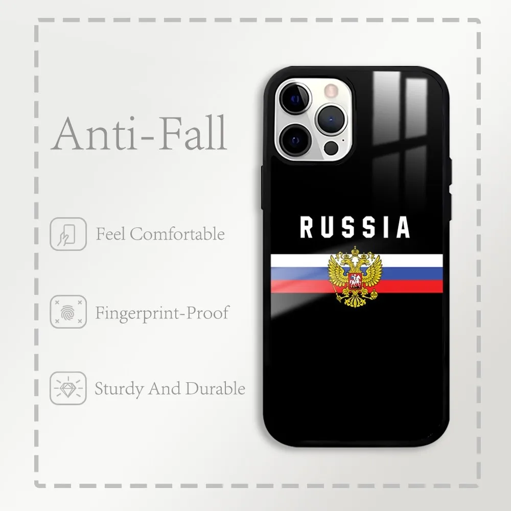 Sensation de la Russie Coque de téléphone à motif pour iPhone, coque rigide, iPhone 16, 15, 14, 13, 12, 11 Pro, XS Max, Mini Plus