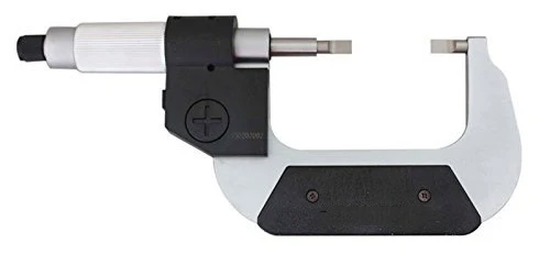 Industrial Tools 25-50mm 1-2'' Resolution 0.00005' Blade Electronic Micrometer Abs/Inc Interchangeable Digital Blade Micrometer
