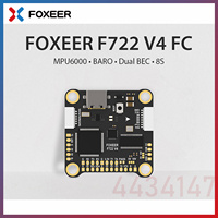 Foxeer F722 V4 MPU6000 FC 8S Dual BEC Barometer X8 Flight Controller 30.5X30.5mm Φ4mm 8S LIPO for FPV Freestyle Drones DIY Parts