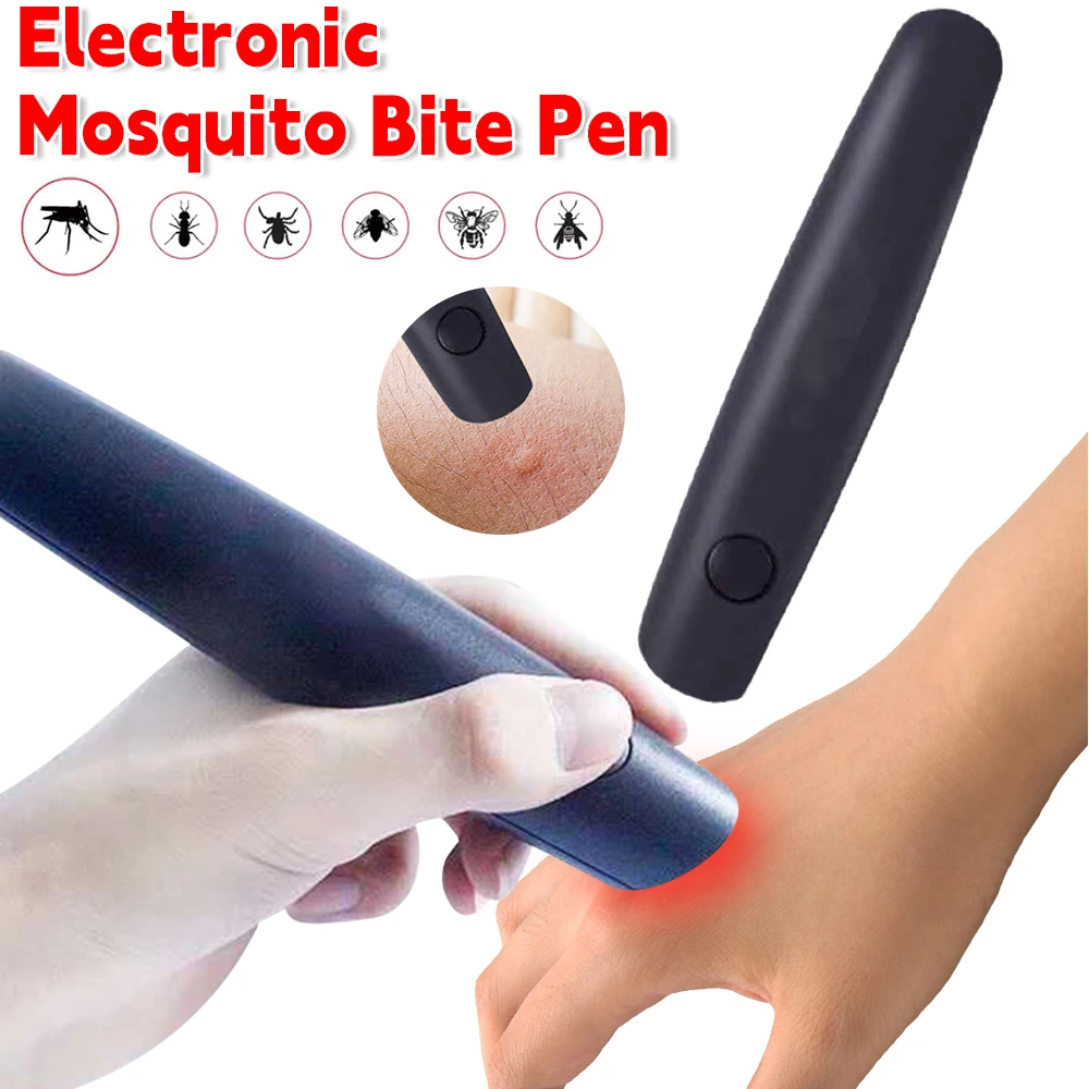 

Electronic Mosquito Bite Pen Summer Anti Mosquito Physical Itch Stick Stop Pen for Insect Bite Itching Relieve Stings Pen