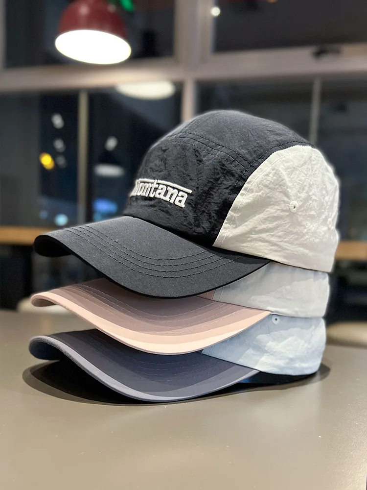 

Qui Dry Five Piece Baseball Cap Lightweight Breathable Outdoor Sun Protection Dubill Hat ex Spring Summer Casual Sle