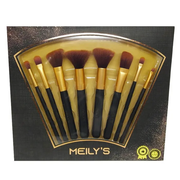 Kit 8 Professional Makeup Brushes Meily's MKP-138