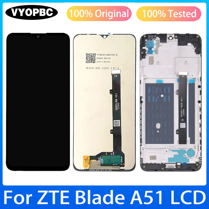 LCD Display For ZTE Blade A51 6.52\