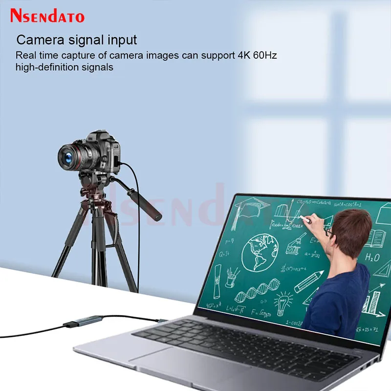 4K 60 Гц USB C HDMI Аудио Видео Mjpeg Адаптер карты захвата 1080P 60fps Тип C HDMI Game Grabber Recorder Box для прямой трансляции