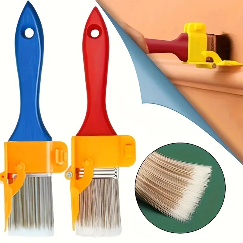 1PC Interior Wall Color Separation Brush - Soft Edge Trimming Paint Brush for Home Renovation Painting Accessories