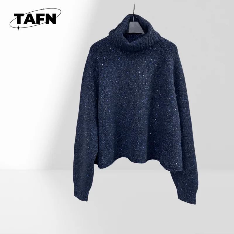 Wełniany sweter premium dla kobiet, wygodny i ciepły na jesień i zimę, elegancki i komfortowy na zimne dni AI0926