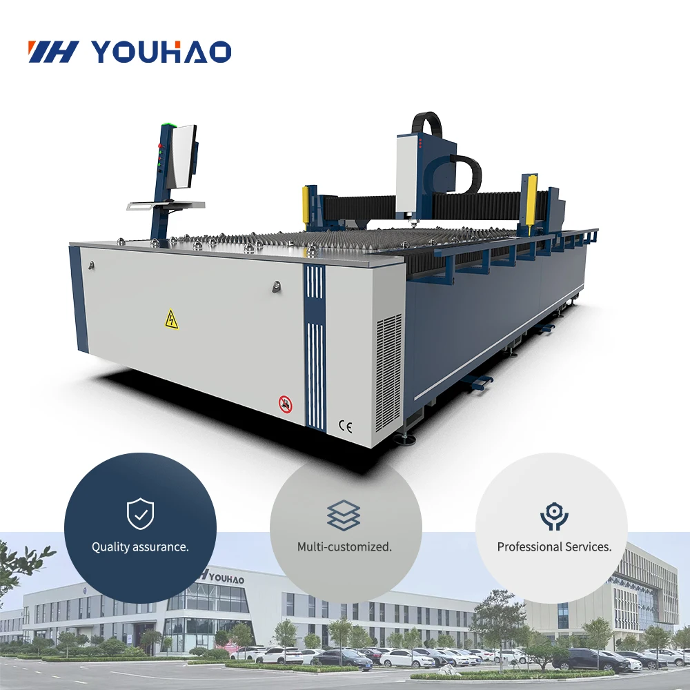 

YOUHAO Hot Sale 2kw 3kw 6kw 12kw 20kw Fiber Laser Metal Cutting Machine Machine Manufacturer