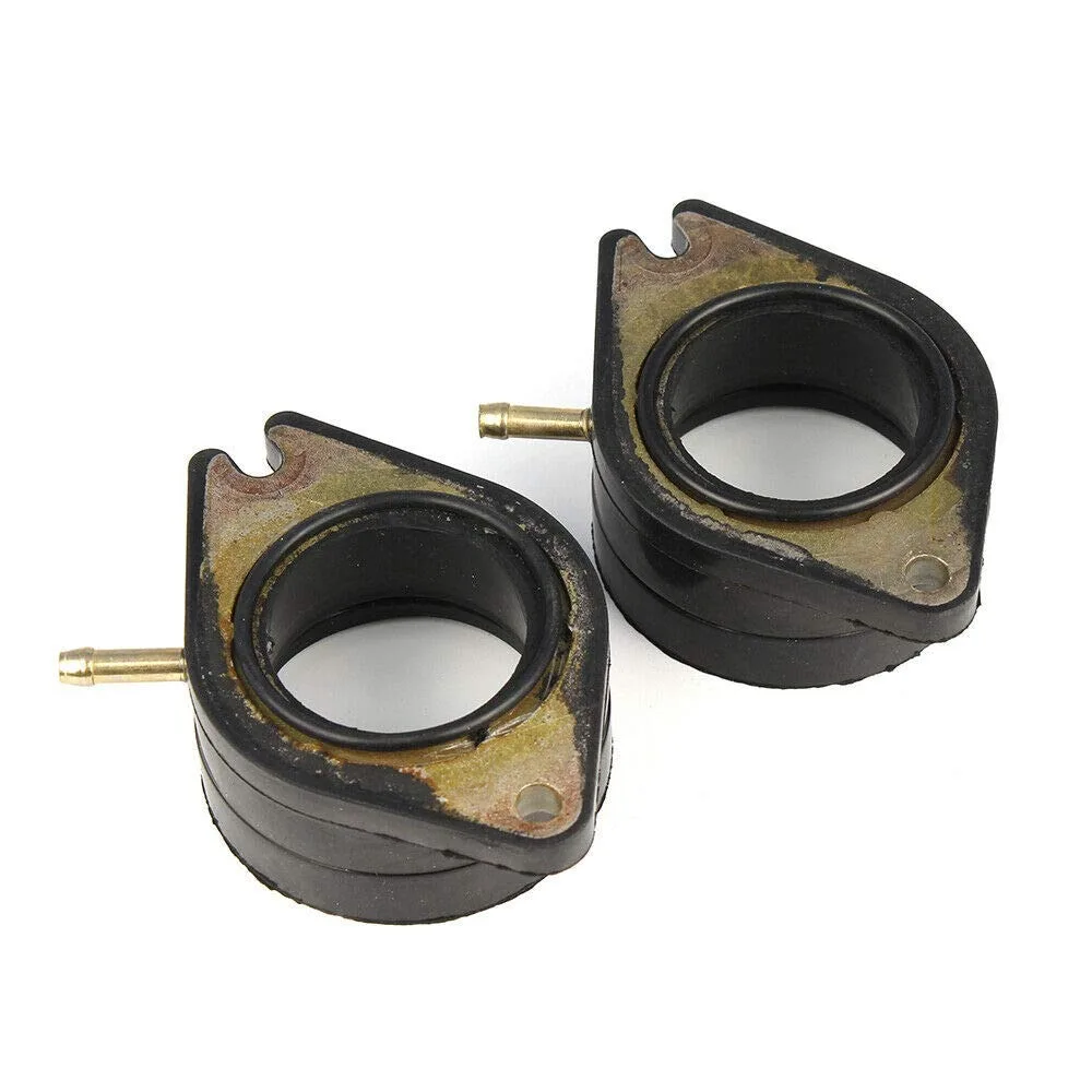 Royal Sun Carburetor Intake Flange Boot Set for Yamaha Virago XV700 XV750 XV920 XV1100, Replaces 24M-13586-01-00 &