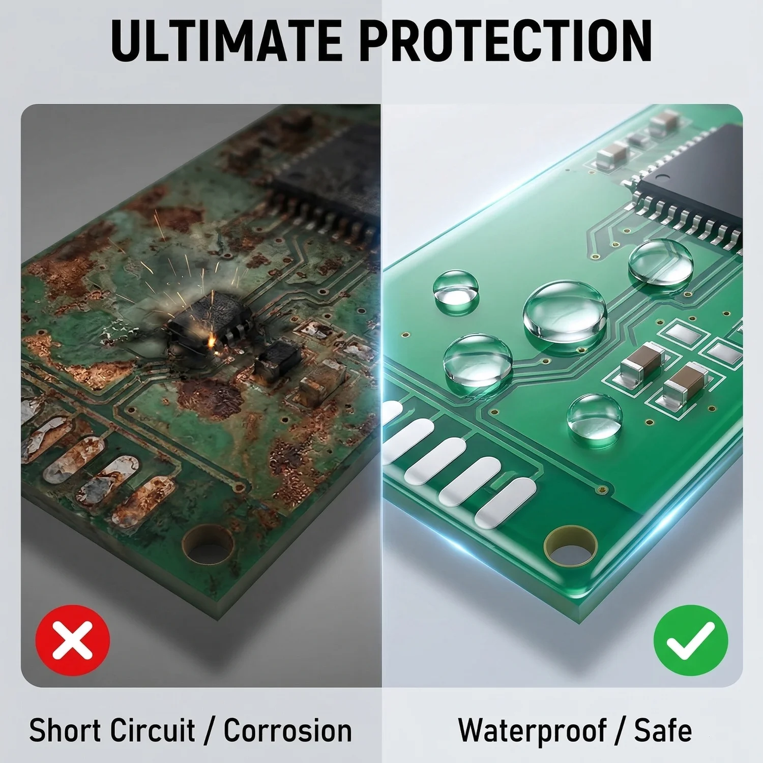 60ml Schutzlack für Elektronik, Transparenter PCB-Leiterplattenschutzlack, Wasserdichter Isolierdichtstoff ZORILYNX – Detail 6