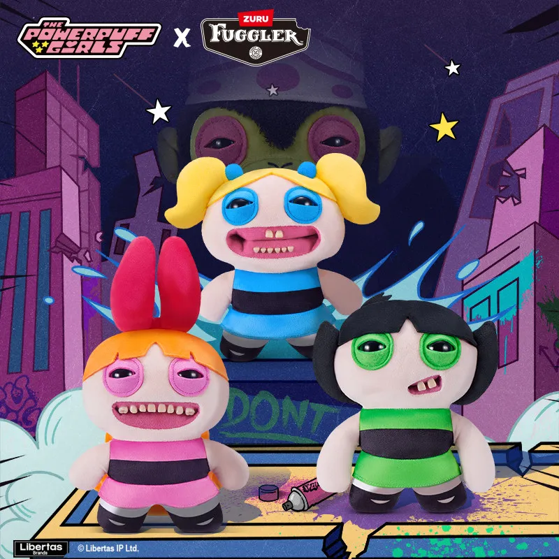 

Fuggler The Powerpuff Girls Series Plush Toy Funny Ugly Cute Teeth Monster Stuffed Doll Trendy Fashion Collectible Gift