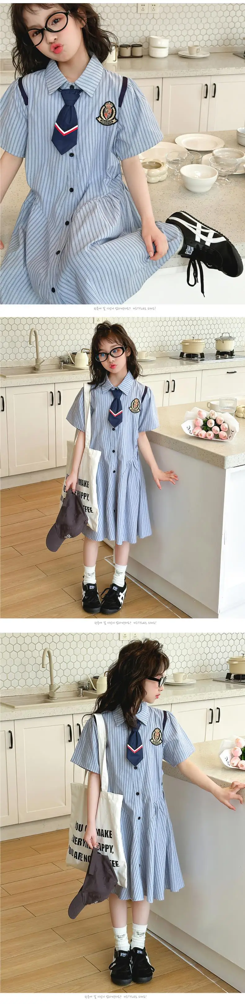 Baby Girl Dress Skirt Children Fashion Child Children 2024 Casual New Western Style Summer Dress Girls Big Girls Summer Dresses image 5