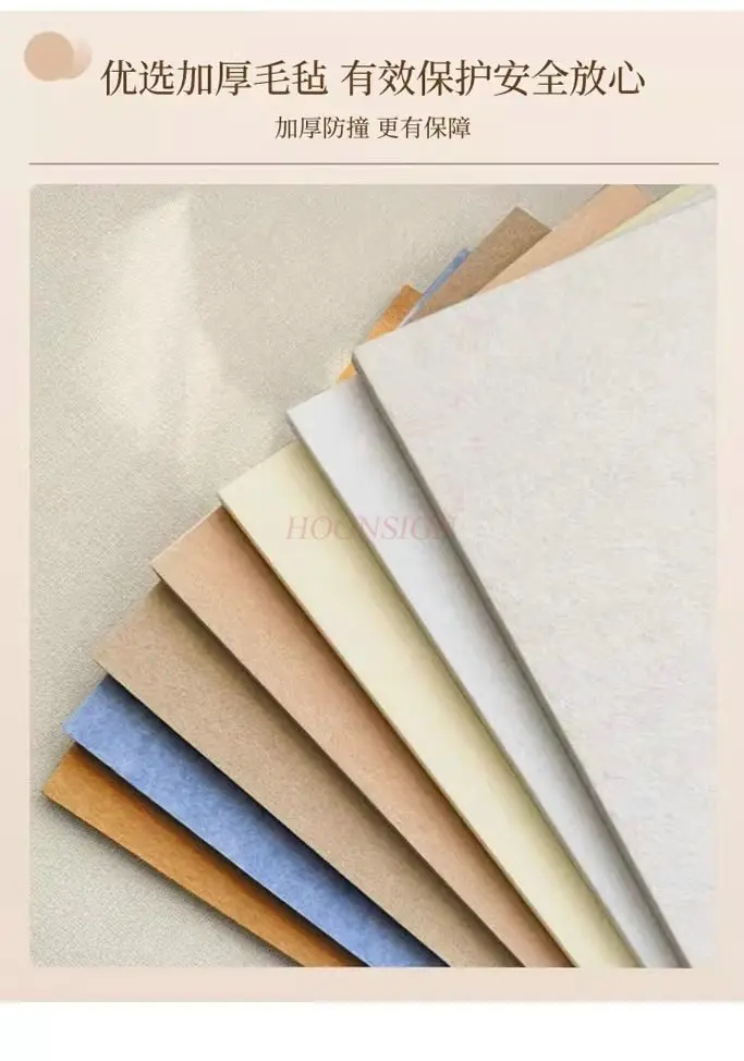 1 pçs dos desenhos animados feltro adesivo de parede foto parede fundo placa exibição adesivo de parede foto não precisa perfurar furos e não danificar o