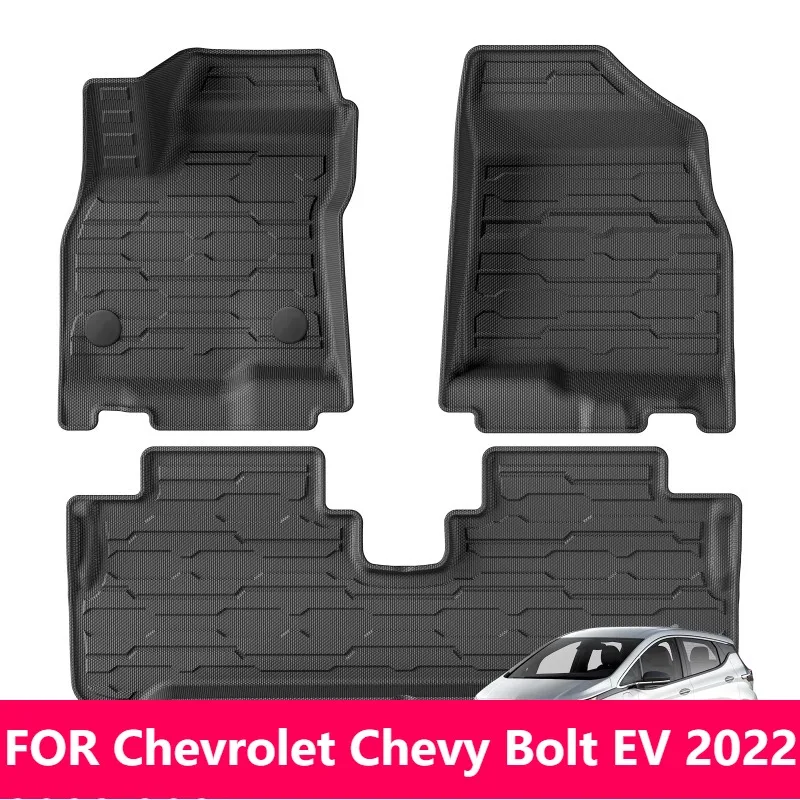 

For Chevrolet Chevy Bolt EV 2022-2024 Car Floor Mats TPE 3D Waterproof Trunk Liner LHD