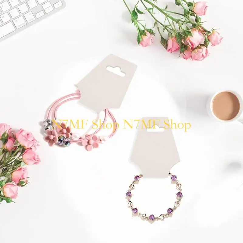 N7MF 100PCS BRACELET BRACELET STARDY HOLD-TAG لبيع بطاقة عرض مفاتيح حلق لتوريد الأعمال الصغيرة
