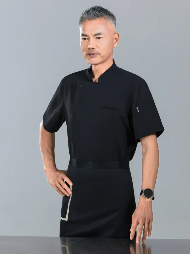 Veste de Chef de Cuisine pour Homme et Femme, Costume de Travail, Uniforme de Restaurant