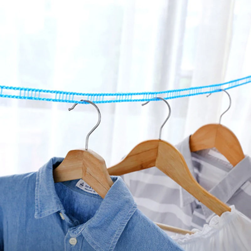 【M】3/5/8/10 Meters Durable Travel Clothes Line Rope Adjustable Non-Slip Lines Clothesline Portable Clothes Drying Line Length