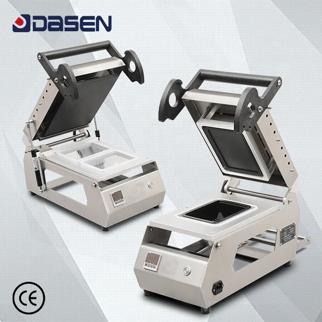 

DASEN Manual Food Tray Sealing Machine CE Certified Heat Container Sealer Packaging Machines Case Type
