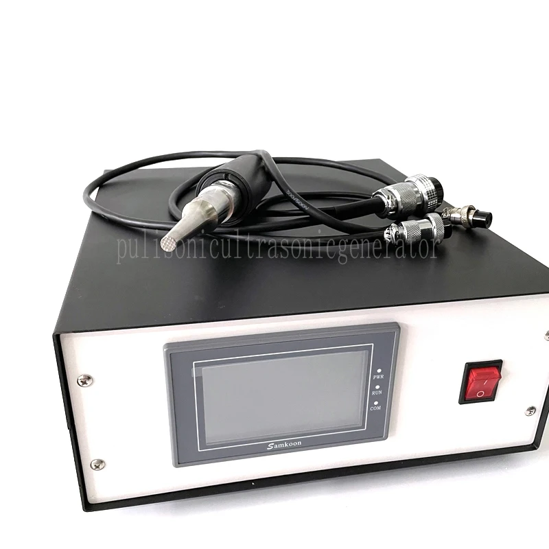 Non Woven Shoe Riveting Ultrasonic Hand-held Spot Welding Machine 28K 200W With Tool Head