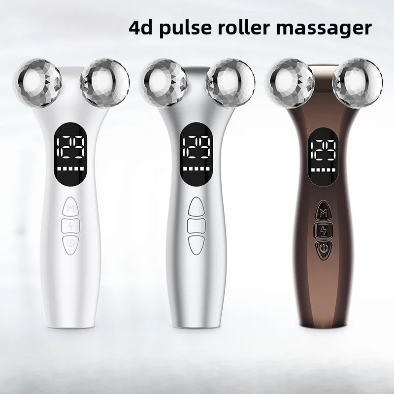 

4D pulse introduction roller beauty instrument, multi-functional vibration introduction EMS instrument Pulse roller instrument