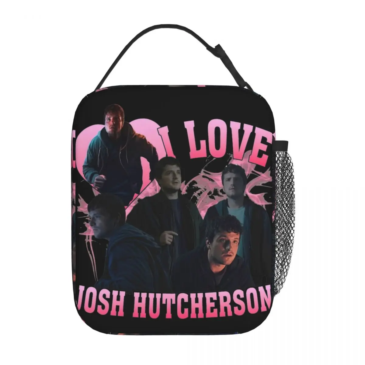 I Love Josh Hutcherson Accessories Insulated Lunch Bags School Lunch Container Reusable All Season Thermal Cooler Lunch Box