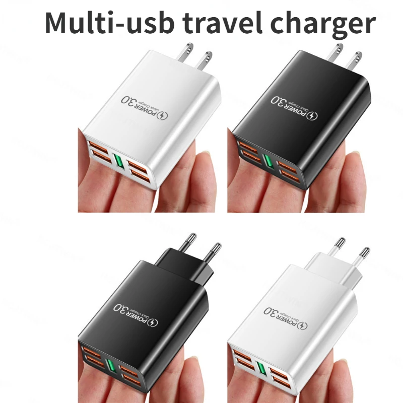 5USB mobile phone charger multi-USB travel charging head European and American USB charging head 3.1A