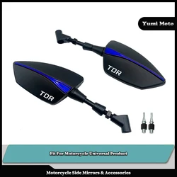 Motorcycle CNC Universal Adjustabale Rearview Mirror Side Rear View HD MIRRORS Fit For YAMAHA  TDR125 TDR250 TDR350 TDR500