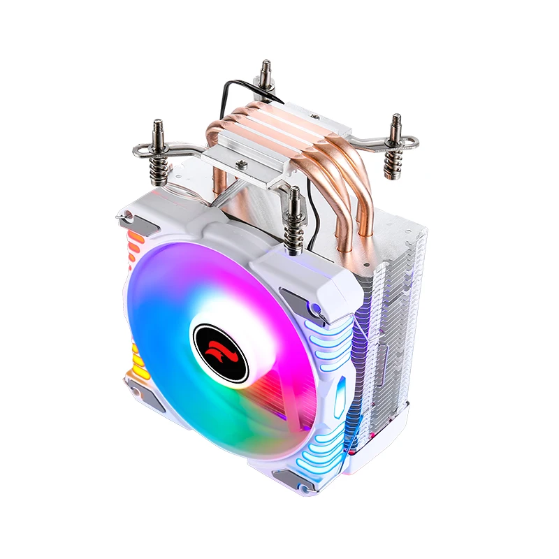 HNHU Compatible Intel i3/i5/i7/i9/x79/x99/E5 4/6 Heat Pipe 120mm Argb PC Fan Cpu Cooler Processor install LGA2011 115x 1200 1700