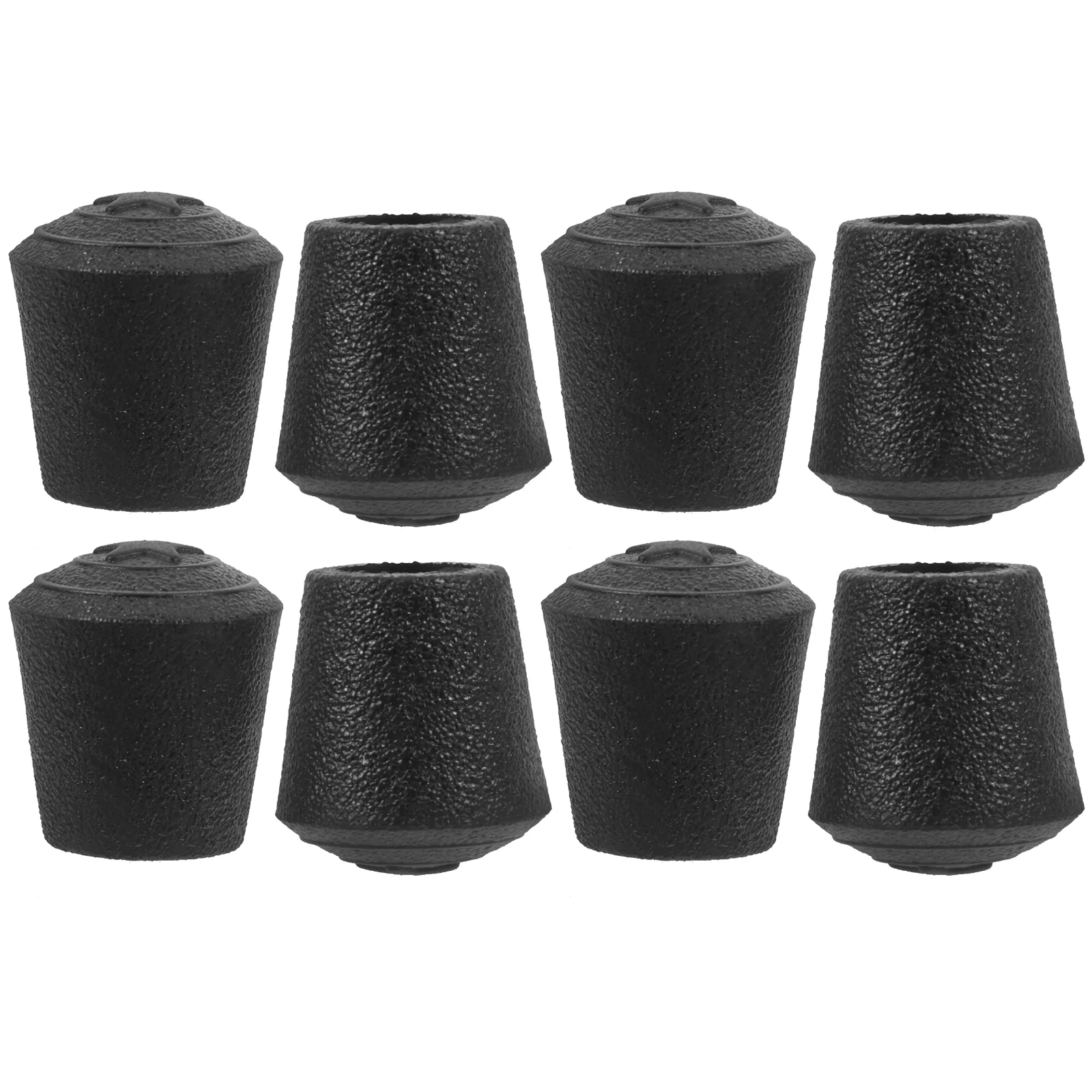 8 Pcs Anti Chair Foot Covers Soft Rubber Furniture Leg Protectors for Hardwood Floors Table Legs 10mm Round Pipes Non