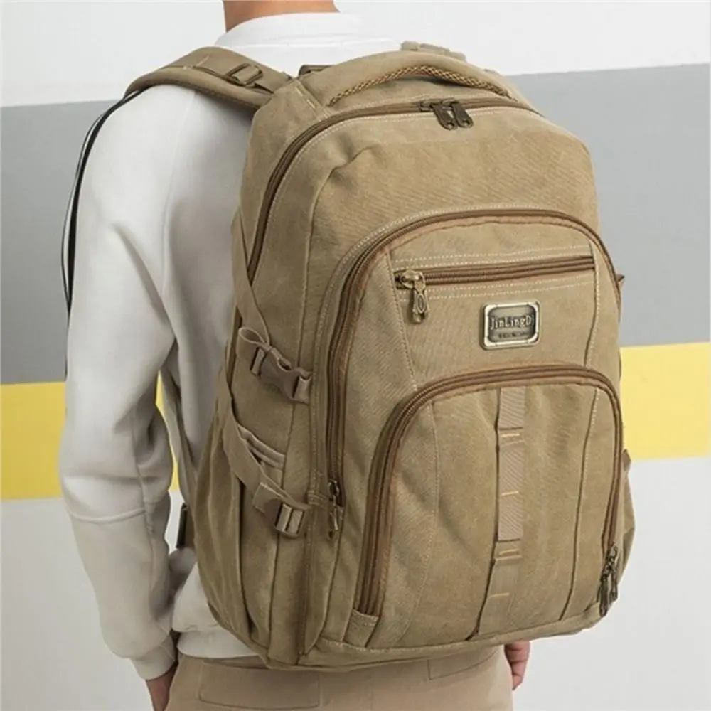 

New Large Capacity Travel Backpack 50L Thickened Men Shoulders Bag Wear-Resistant Heavy Duty Bagpack Outdoor