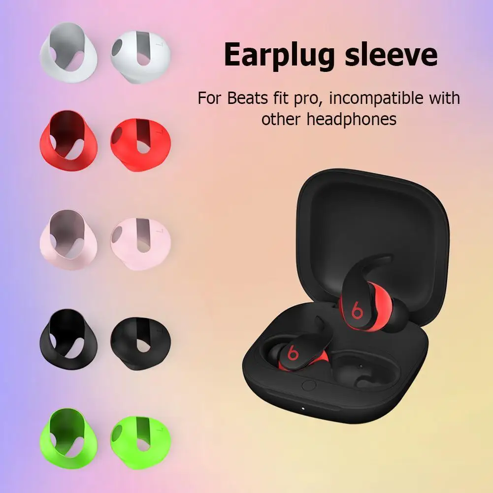 5 Pairs Silicone Ear Tips Covers Anti-Slip Earbuds Accessories Replacement Sport Ear Tips Earphone Ear-Tips for Beats Fit Pro