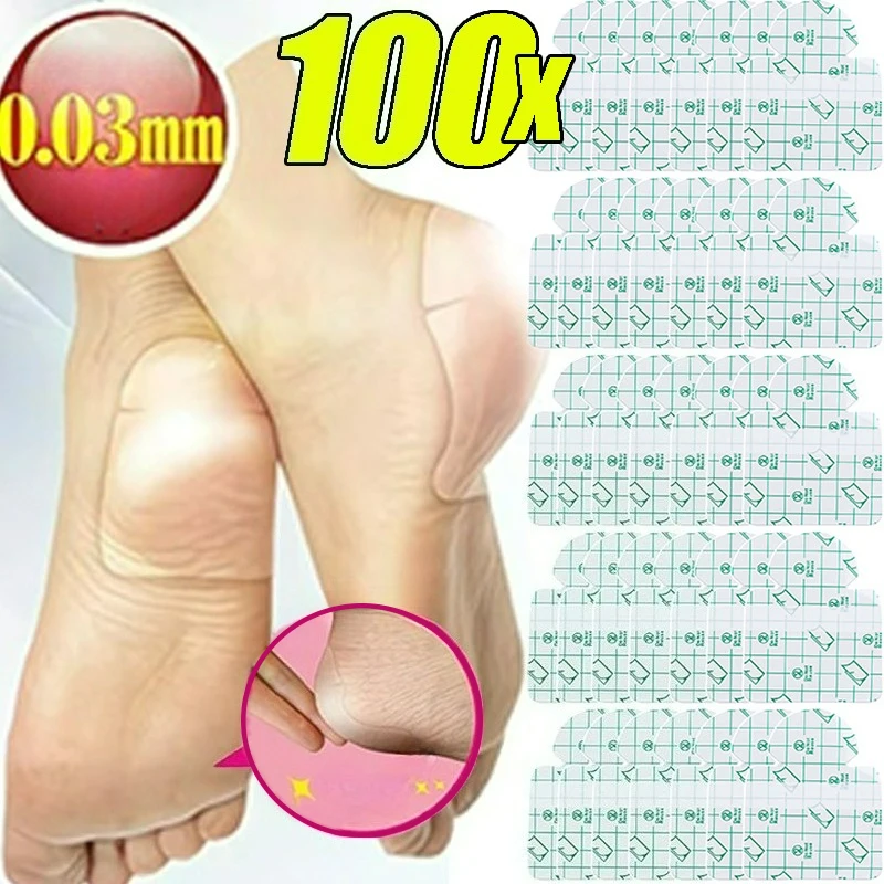 Fersenpolster, rissfester Absatz, Schuhe mit hohen Absätzen, Absätze, verschleißfester Fußpflaster-Schutz, unsichtbares und transparentes Fußpflege-Werkzeug