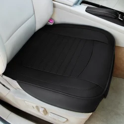 Premium PU Leather Car Seat Cover Anti Scratch Wrapped Car Seat Cushion Wear-Resistant Auto Seat Protector with Storage Pocket