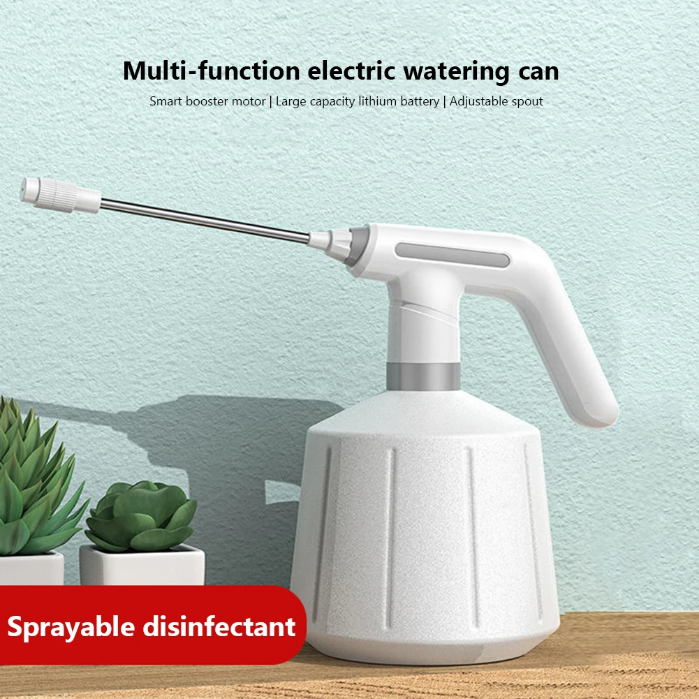 

Electric Car Wash Spray Bottle Portable Agriculture Sprayer USB Charging Plastic Handle Adjustable Nozzle for Household Cleaning