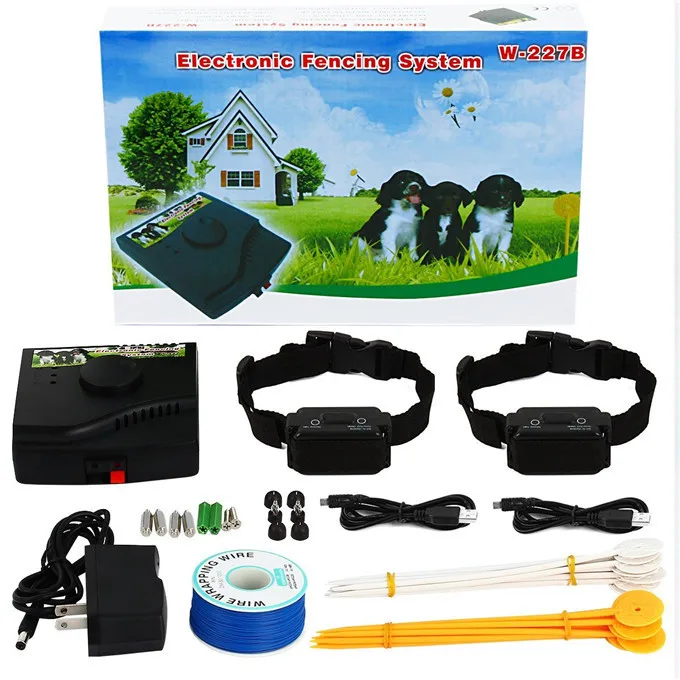 In-Ground Fence Rechargeable Electric Training Collar Receivers Pet Containment System W-227B For Dog