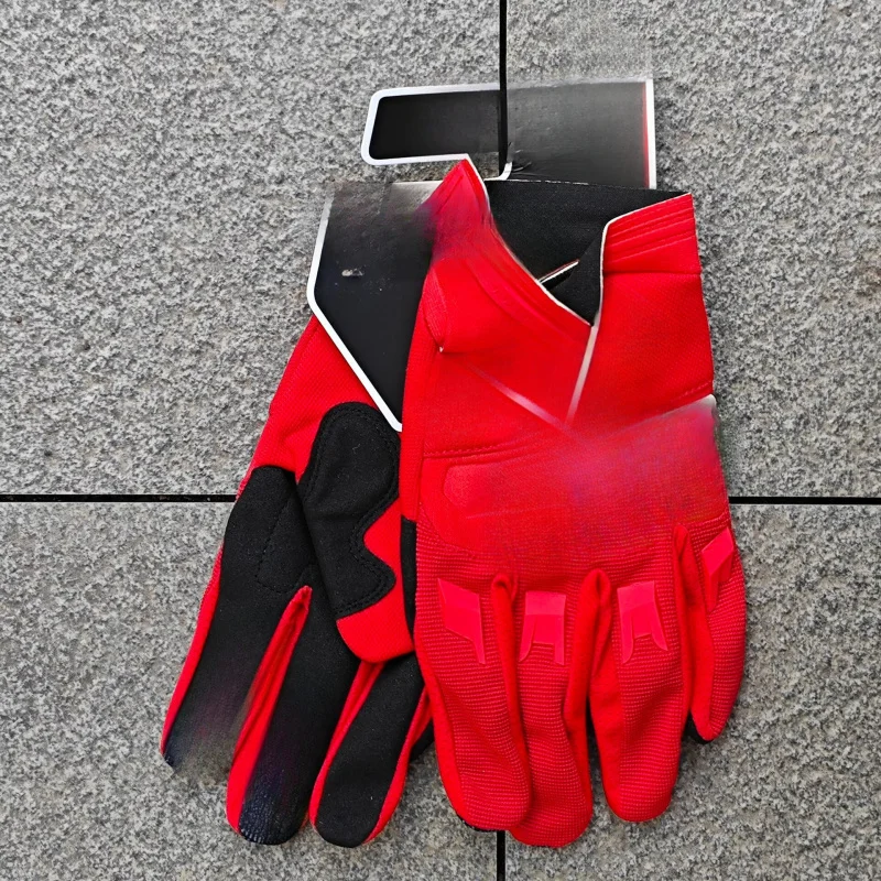 Unisex Anti-slip Full Finger Riding gloves Breathable Shock Absorbing Screen Protective Offroad Motorbike ATV D